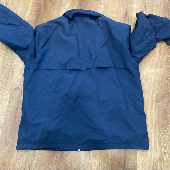 Lacoste Jacket Mens XXL Navy Blue Yachting Parka Wind Rain Coat - Picture 2 of 13